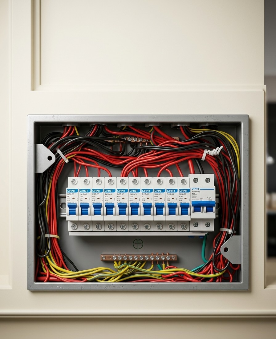 Certified complete residential wiring consumer board in Biira, Wakiso by Dynawatt Engineering Services